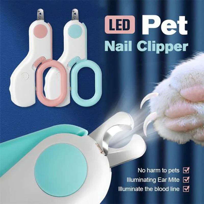 Cortaúñas LED para mascotas