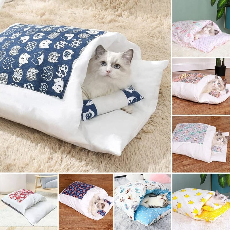 Casa para gatos móvil y cálida para el invierno
