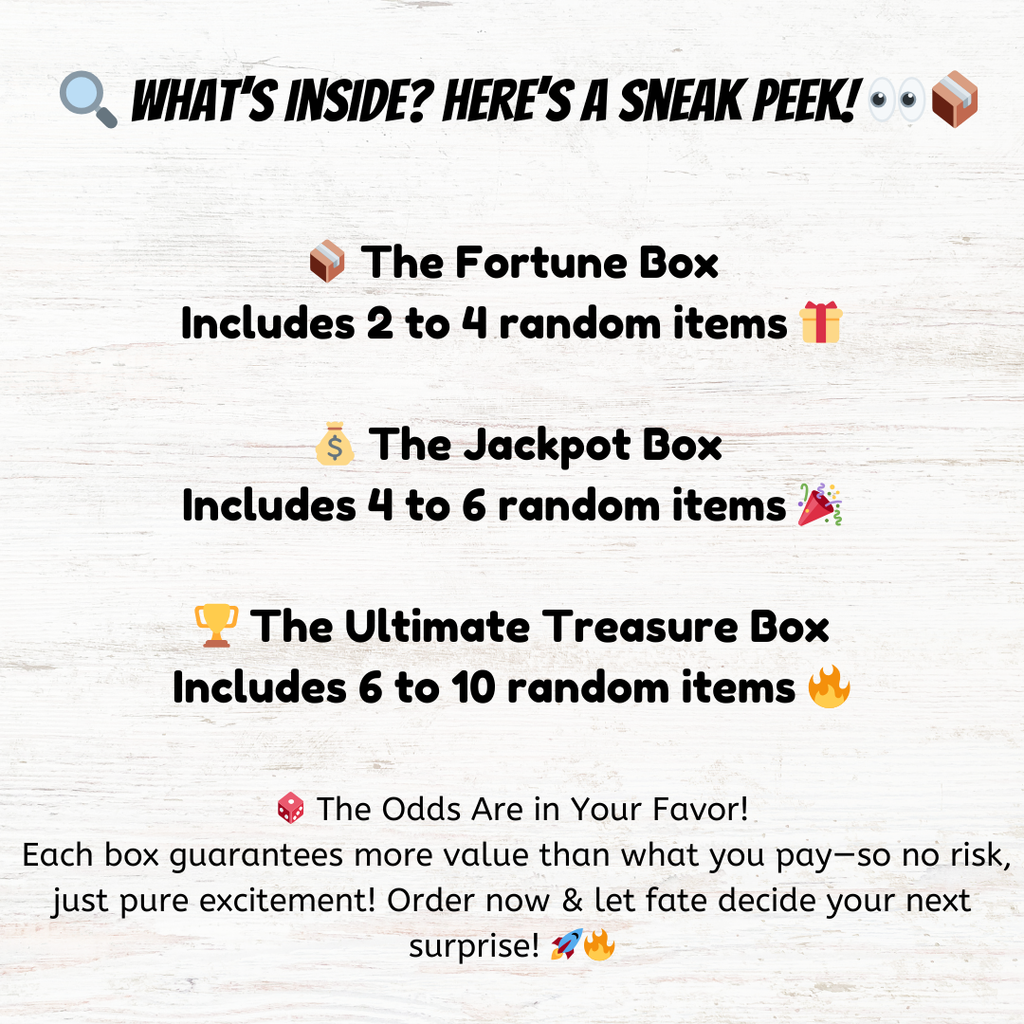 🔥 Premium Branded Mystery Box, 3X Value Guaranteed 🔥🎁